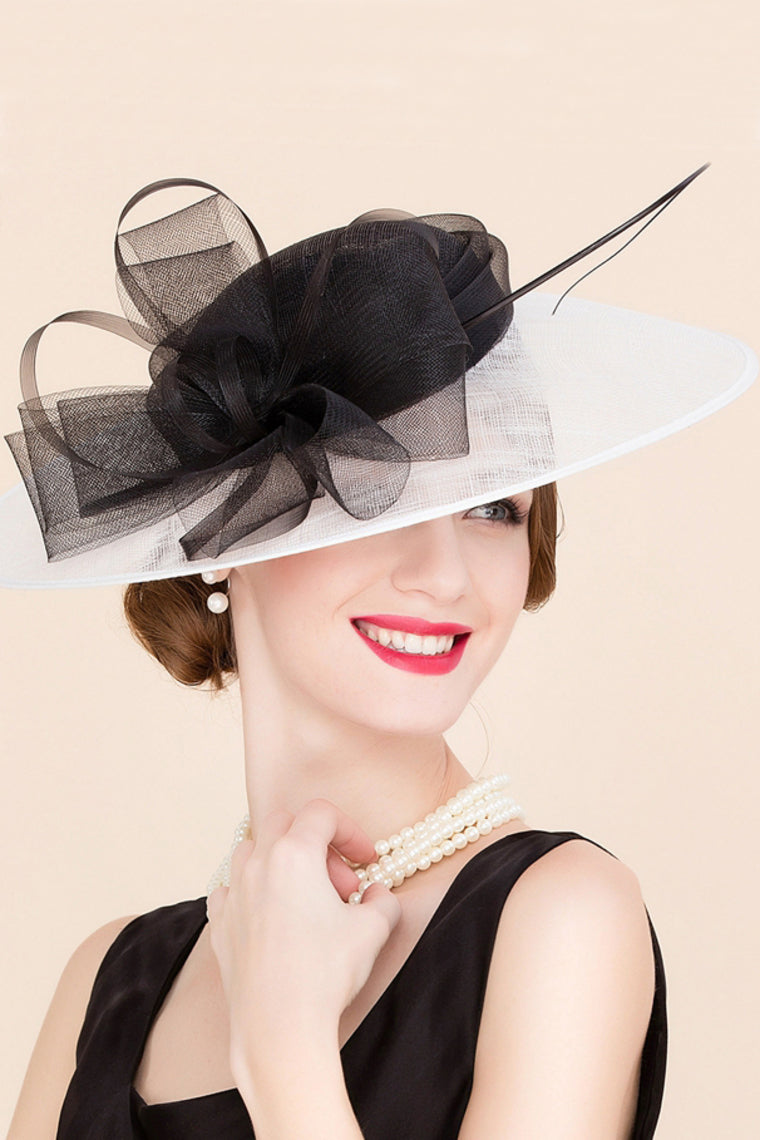 Ladies' Elegant Cambric With Bowler/Cloche Hat