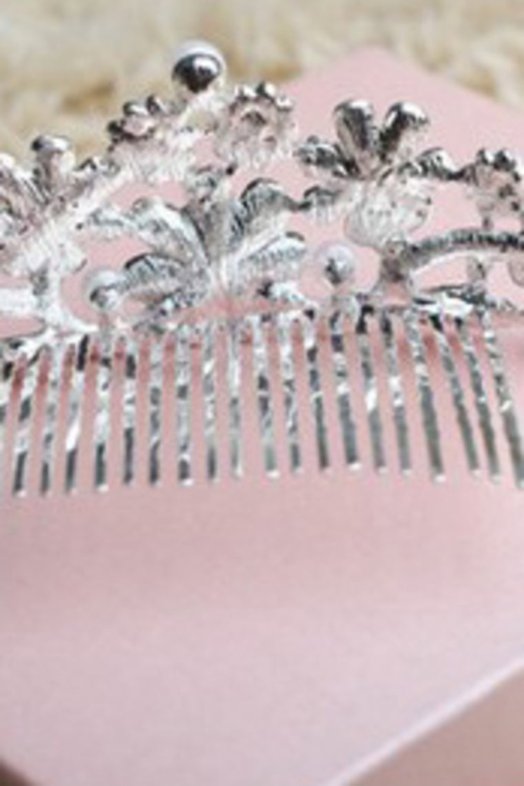 Unique Alloy/Pearl Tiaras #2589466