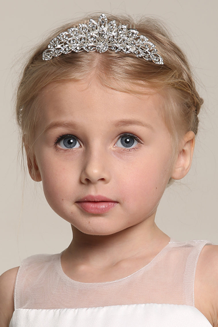 Classic Alloy With Rhinestone Flower Girl Tiaras