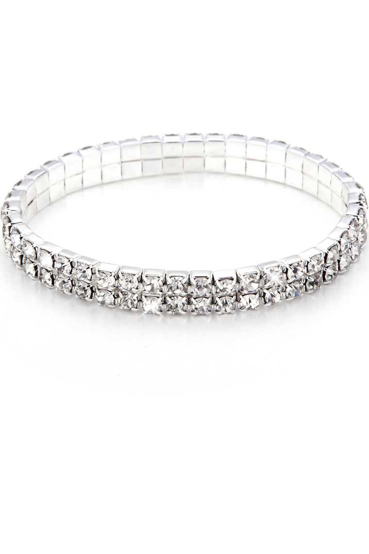 Shiny Alloy/Crystal Ladies' Bracelets