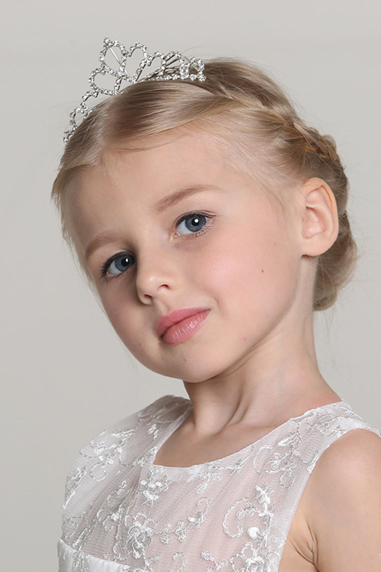 Classic Alloy With Rhinestone Flower Girl Tiaras / Headbands