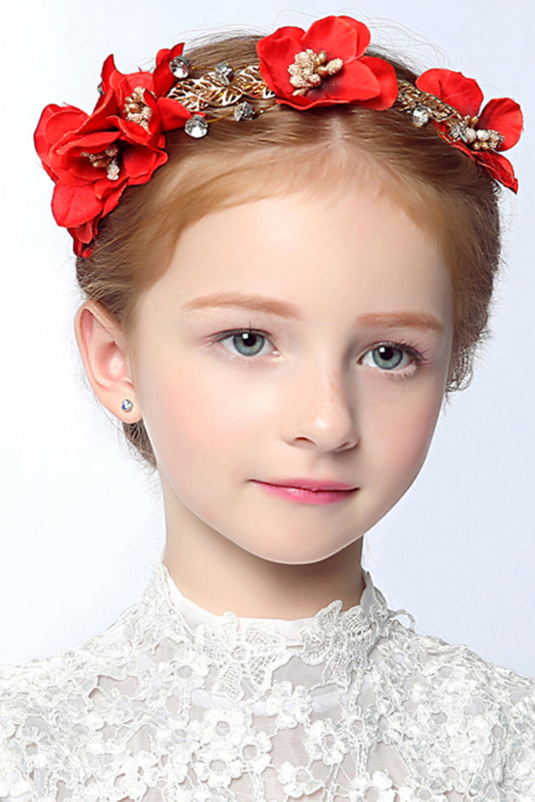 Flower Girl'S Alloy/Crystal/Fabric Headpiece - Wedding / Special Occasion Headbands / Flowers