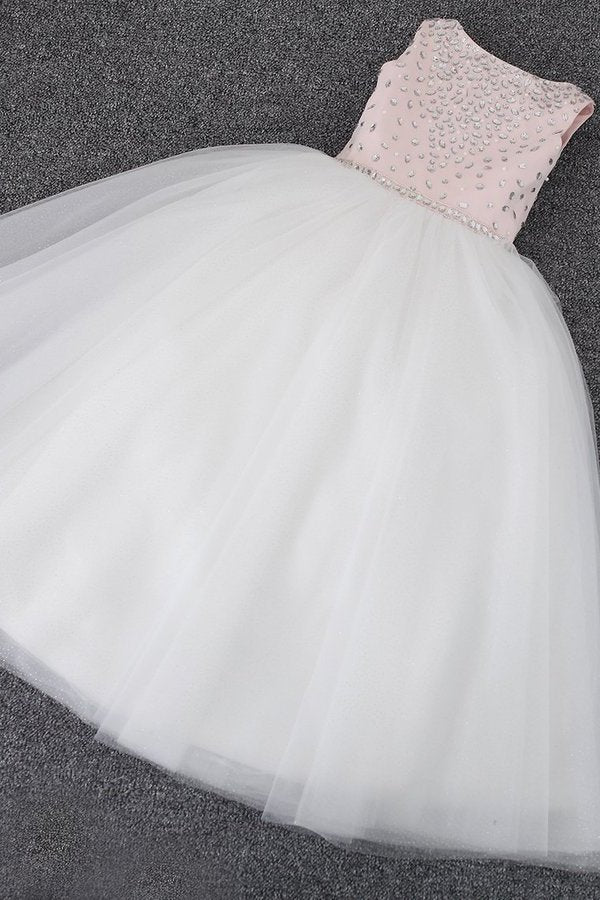 2024 Flower Girl Dresses Scoop With Beading A PBJ8F9YP