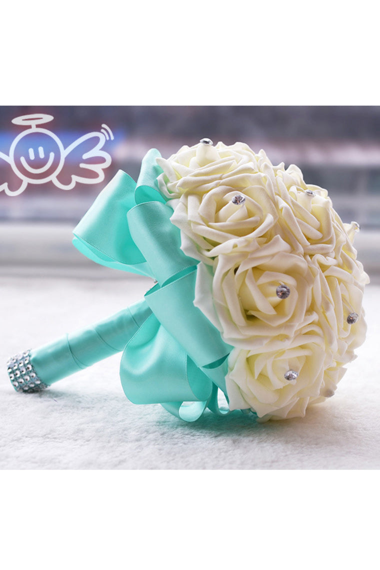 Fascinating Round Foam Bridal Bouquets