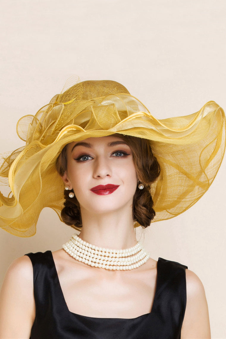 Ladies' Charming Cambric With Bowler/Cloche Hat