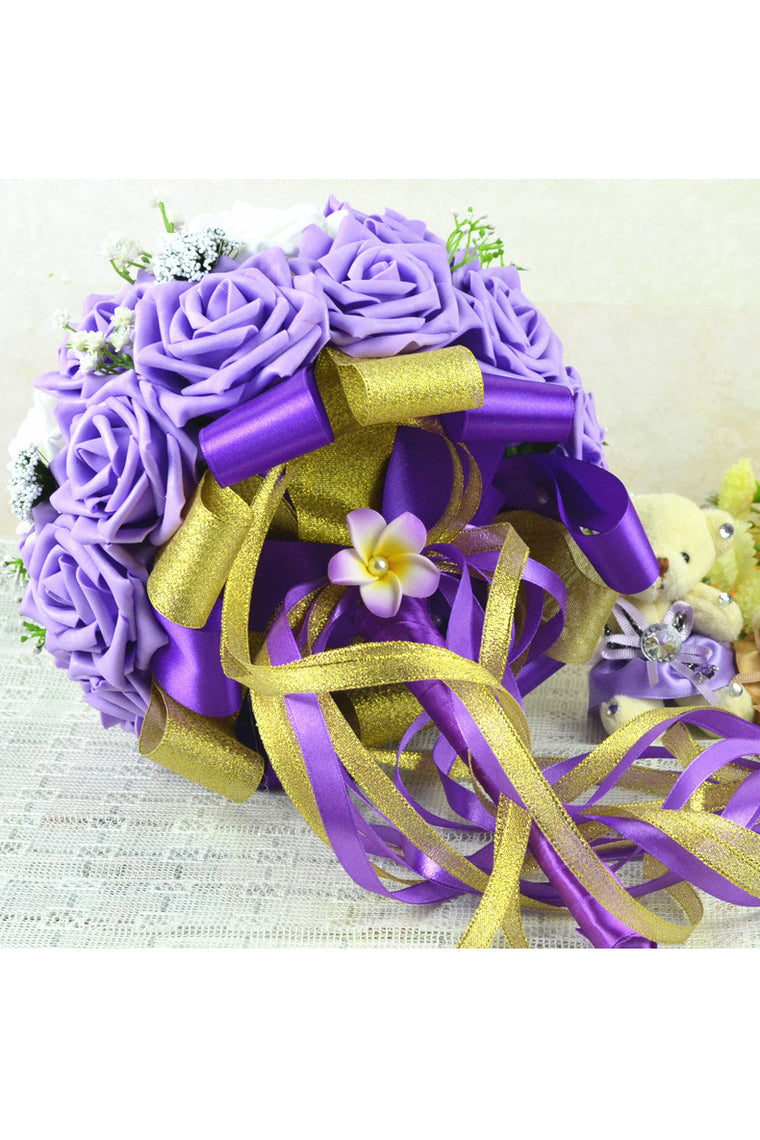 Gorgeous Round PE Bridal Bouquets