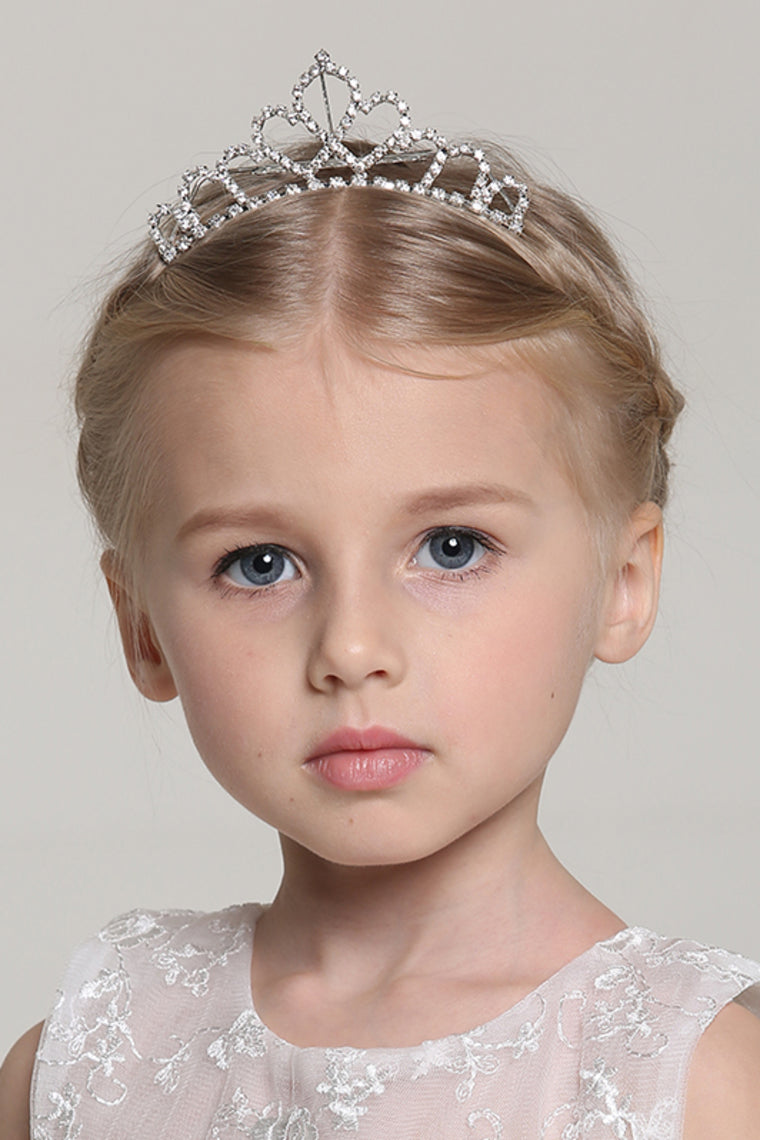 Classic Alloy With Rhinestone Flower Girl Tiaras / Headbands