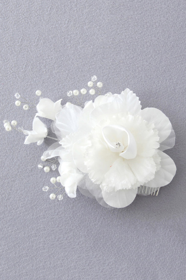 Women'S/Flower Girl'S Fabric/Imitation Pearl Headpiece - Wedding / Special Occasion Hair Clips