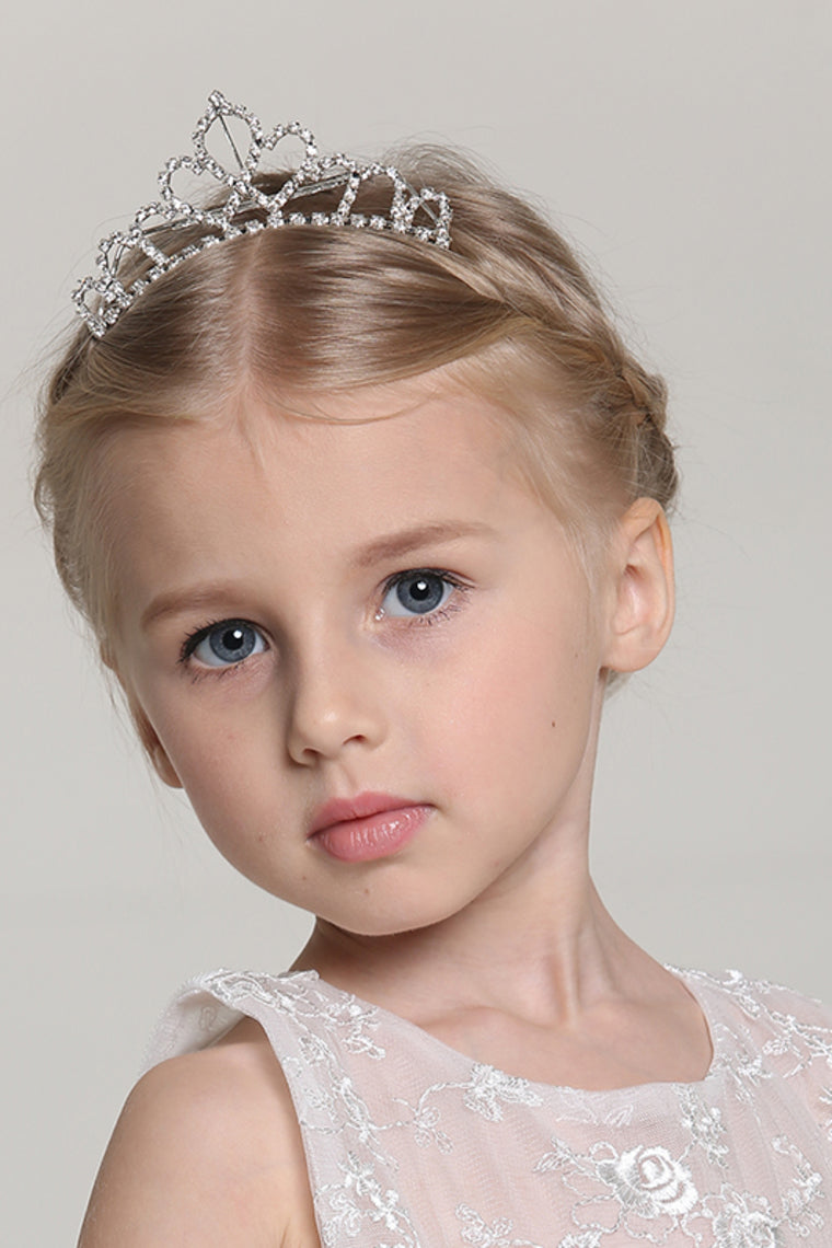 Classic Alloy With Rhinestone Flower Girl Tiaras / Headbands