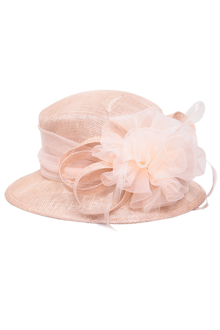 Ladies' Elegant Cambric With Bowler /Cloche Hat