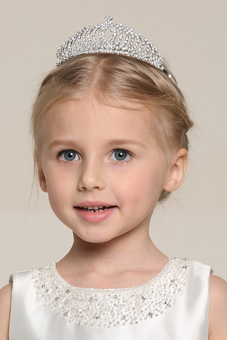 Pretty Cubic Zirconia Wedding Flower Girl Tiara