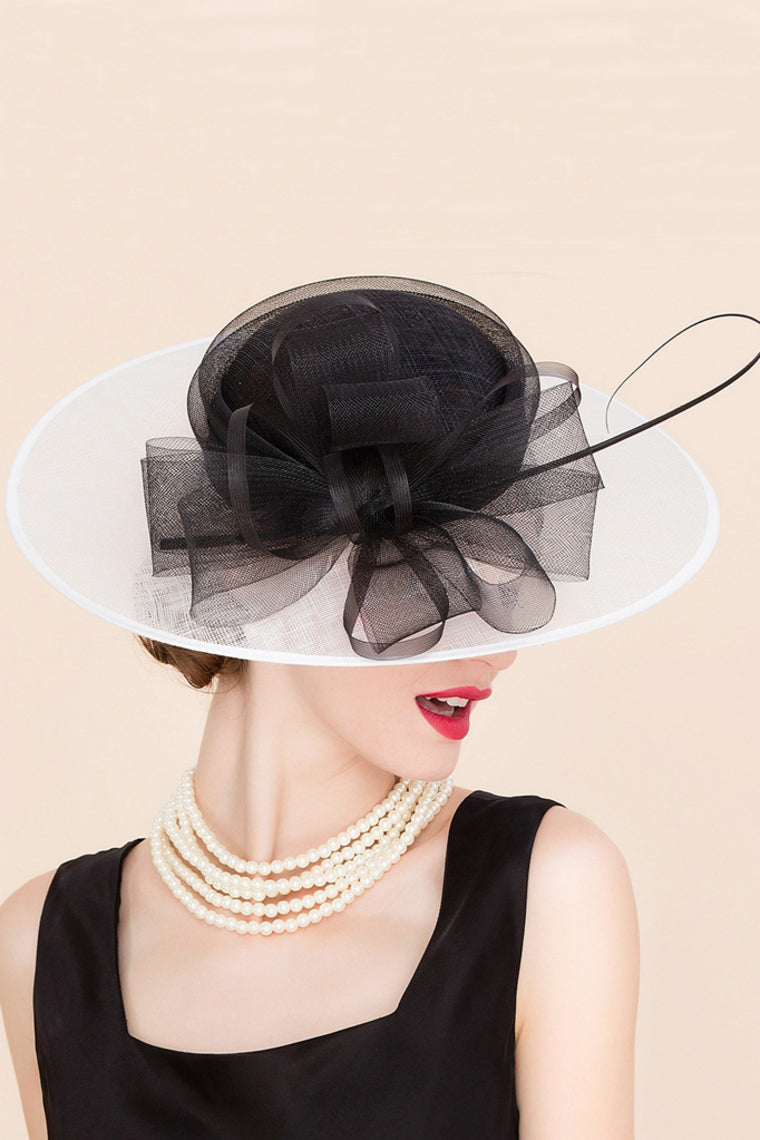 Ladies' Elegant Cambric With Bowler/Cloche Hat