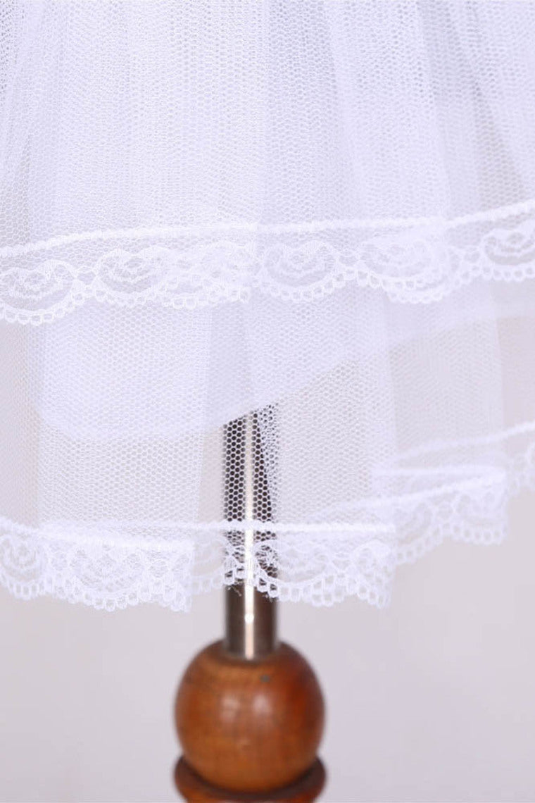 White 3 Tiers Tulle Children Petticoats