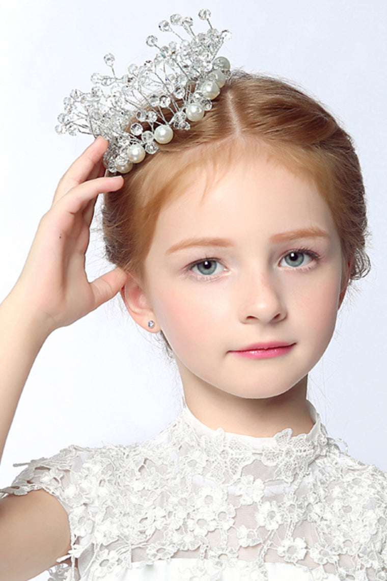 Women'S/Flower Girl'S Rhinestone/Imitation Pearl Headpiece - Wedding / Special Occasion Tiara