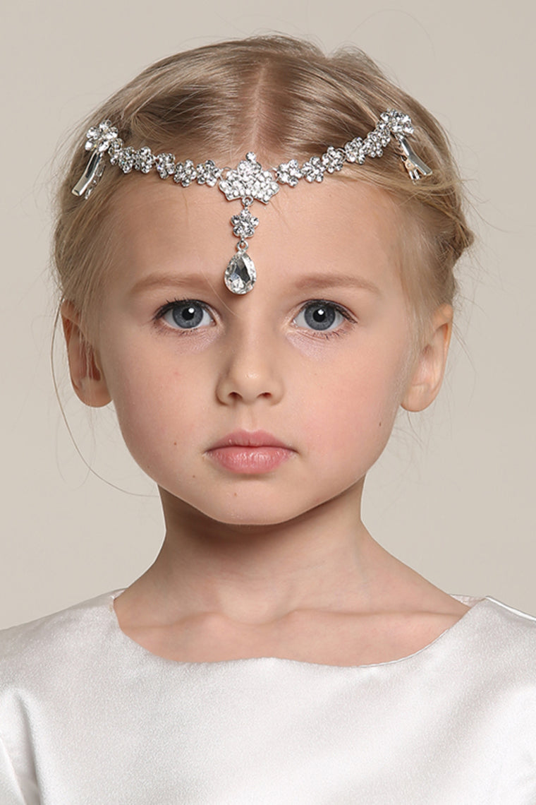 Classic Alloy With Rhinestone Flower Girl Hair Jewelry