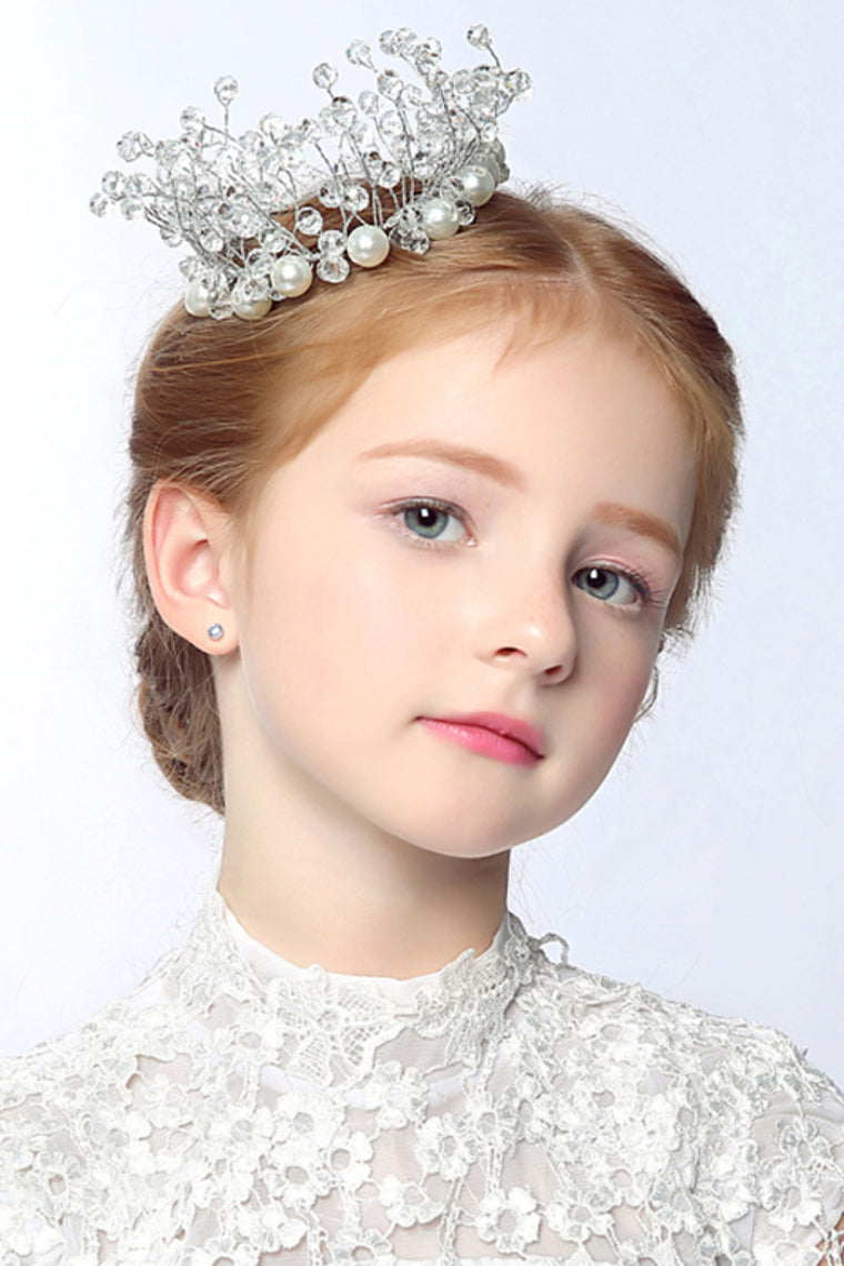 Women'S/Flower Girl'S Rhinestone/Imitation Pearl Headpiece - Wedding / Special Occasion Tiara