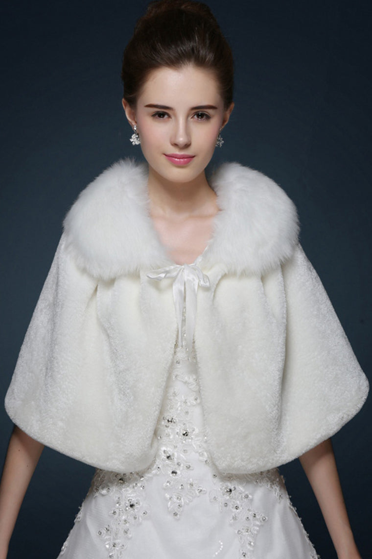 Wedding / Party / Evening / Casual Faux Fur Capelets Sleeveless Wedding Wraps