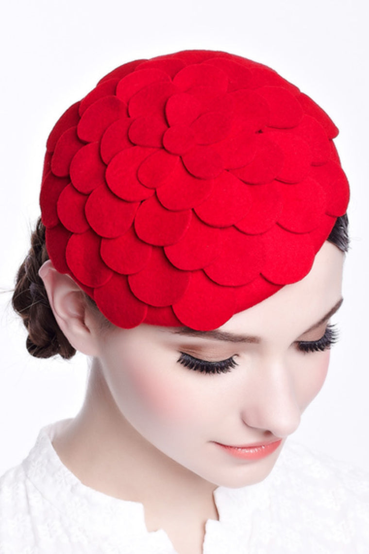 Ladies' Elegant Wool With Fascinators