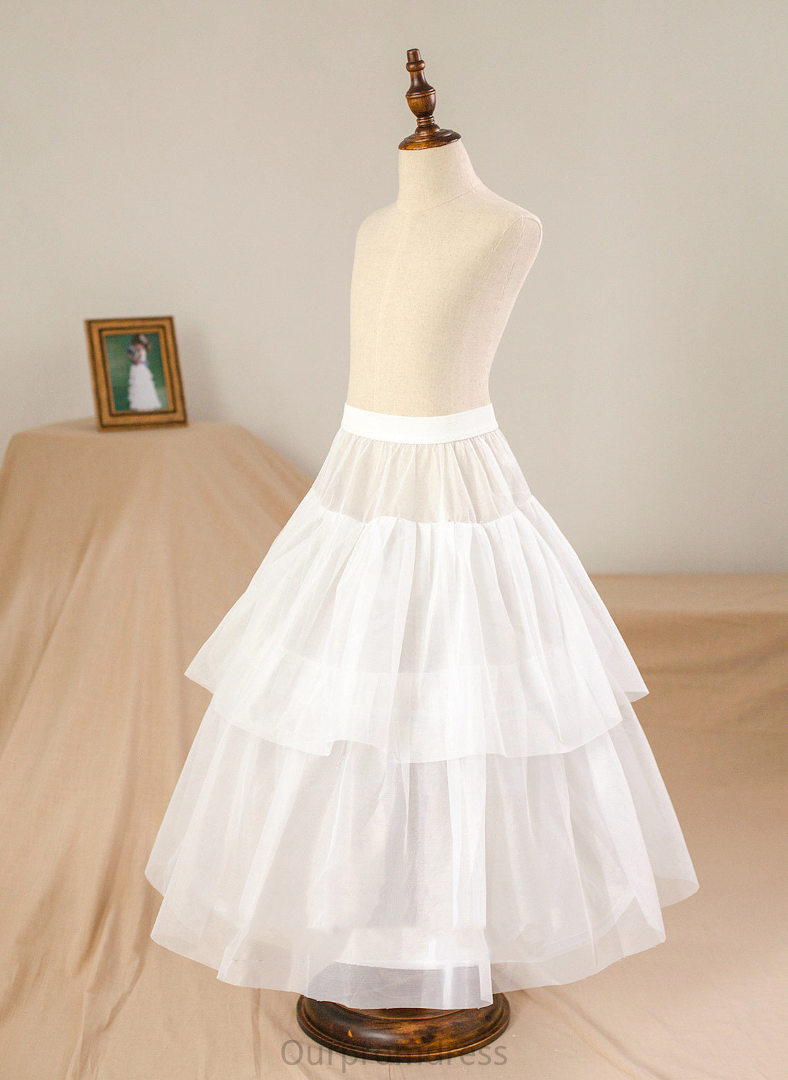 Flower Bow(s) Flower Girl Dresses Dress Floor-length Neck included) With - Ball-Gown/Princess Organza/Satin Girl NOT Alicia (Petticoat Scoop Sleeveless