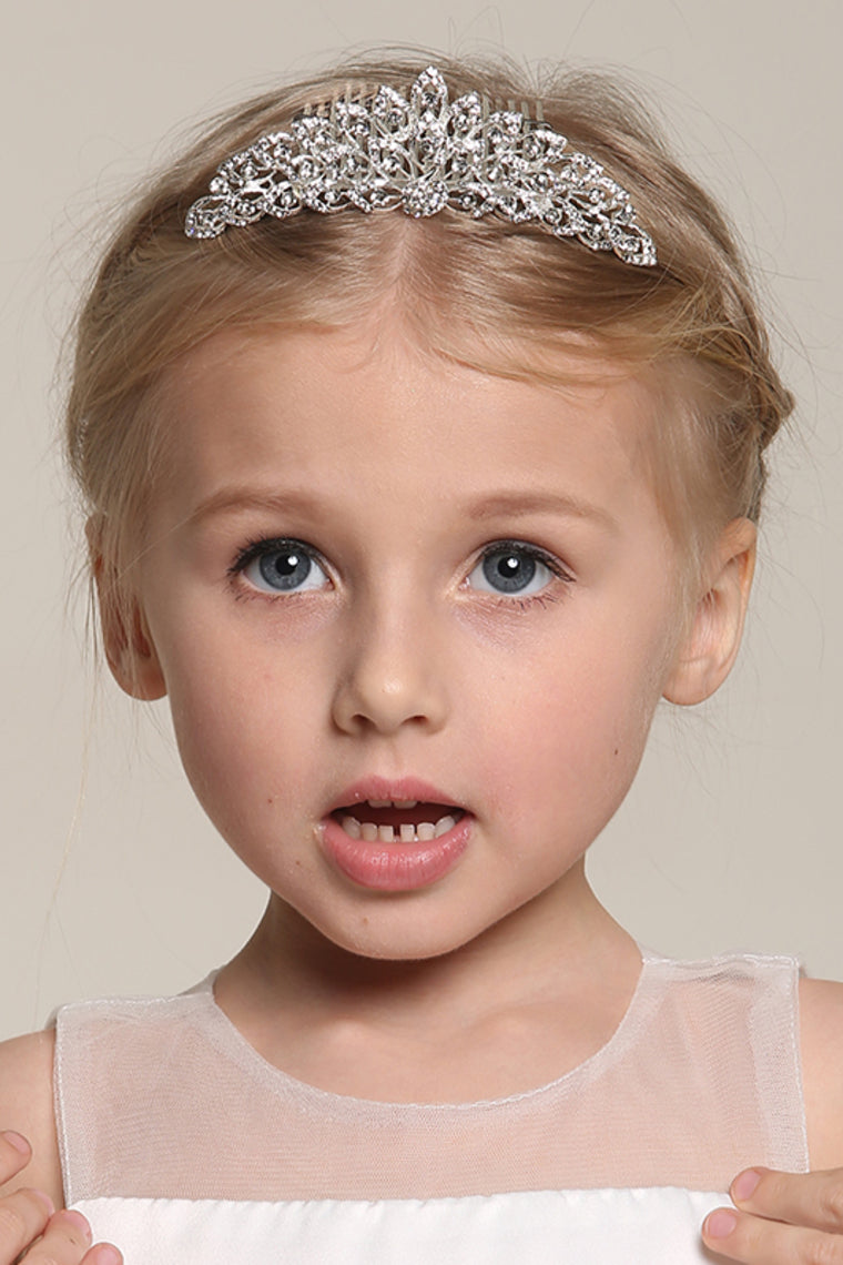 Classic Alloy With Rhinestone Flower Girl Tiaras