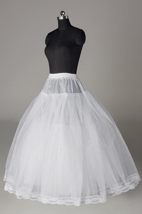 Women Tulle/Polyester Floor Length 3 Tiers Petticoats