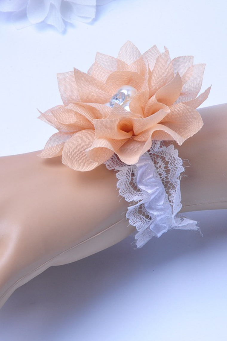 Unique Lace/Chiffon Wrist Corsage