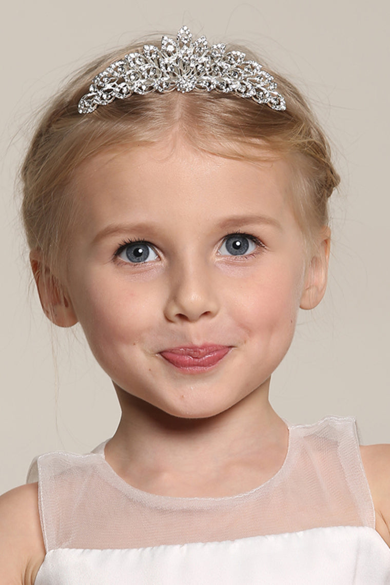 Classic Alloy With Rhinestone Flower Girl Tiaras