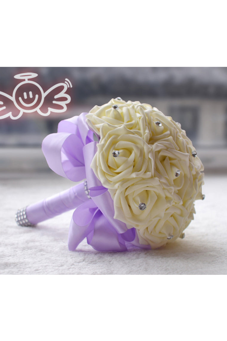 Fascinating Round Foam Bridal Bouquets