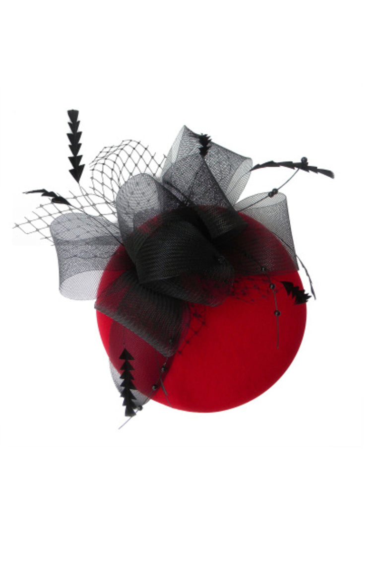 Ladies' Elegant Wool With Feather Fascinators