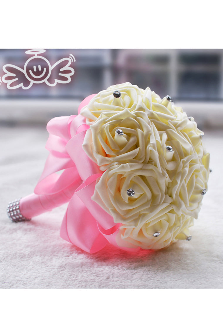 Fascinating Round Foam Bridal Bouquets