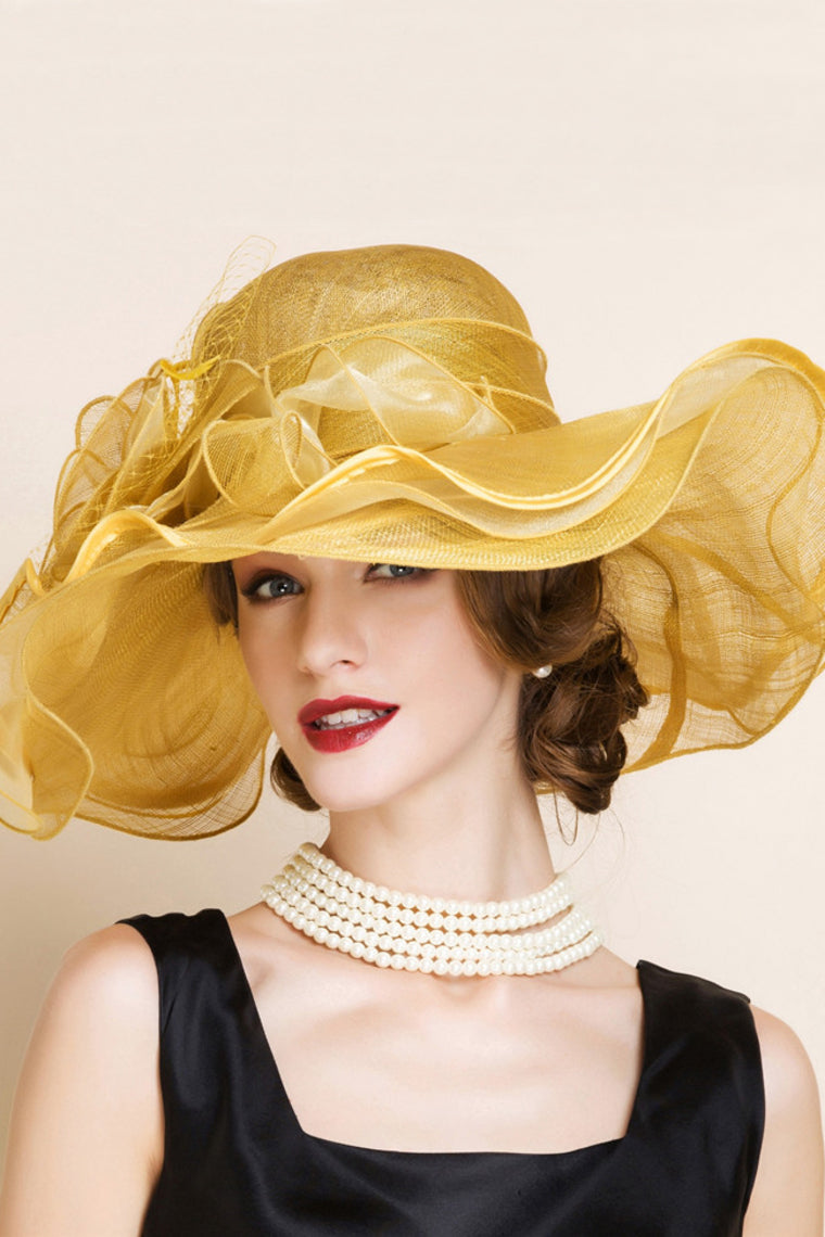 Ladies' Charming Cambric With Bowler/Cloche Hat