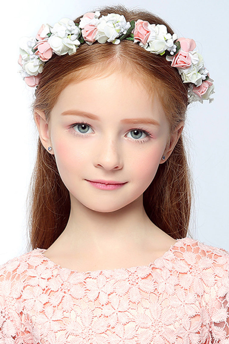 Sweet Flower Girl'S Headpiece - Wedding/Special Occasion Wreaths / Flowers