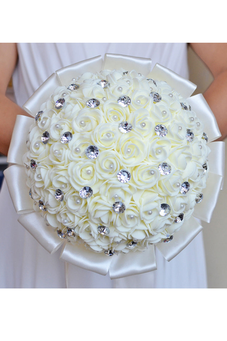 Eye-Catching PE/Rhinestone Bridal Bouquets