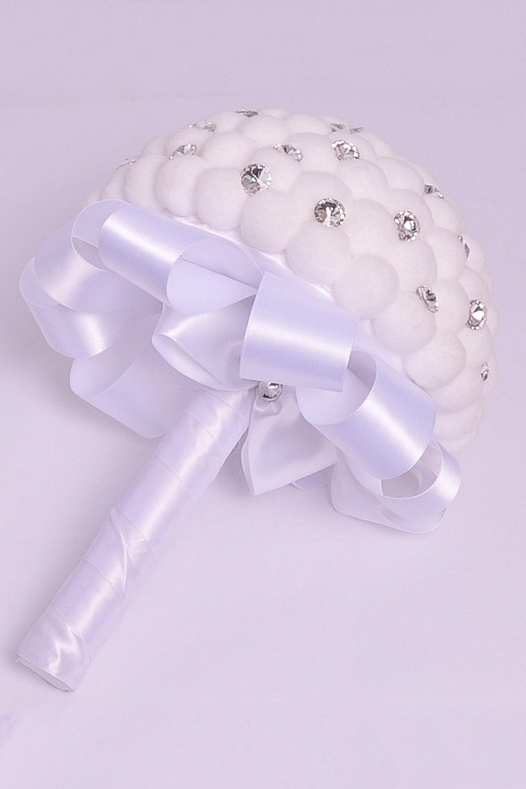 Classic Round PE/Ribbon Bridal Bouquets