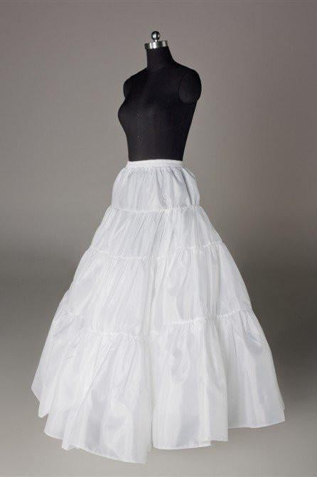 Fashion Wedding Petticoat Accessories White Floor Length Underskirt